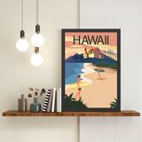 Wallity uramljena slika Hawaii, 35x45 cm | ePonuda.com
