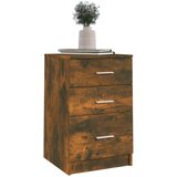  Noćni ormarić dimljeni hrast 40x40x63 cm od konstruiranog drva | shoptok.hr