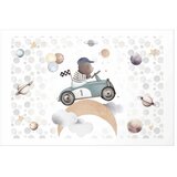  Plakat - Bear in a Race Car 90x60 Bez okvira s margom | shoptok.hr