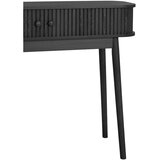 House Nordic Crni pomoćni stol od masivnog bora 30x100 cm Nikoo – | shoptok.hr