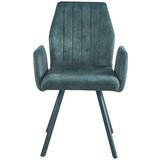 XXXL Naslanjač Johanna 2, Temno Zelena, Žamet | Shoptok.si