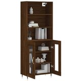  Visoka komoda boja hrasta 69 5x34x180 cm od konstruiranog drva | shoptok.hr