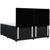  Krevet s oprugama i madracem crni 200x200 cm baršunasti | shoptok.hr