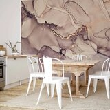  Foto tapeta - Watercolour Abstraction - Powder Pink Marble With Gold Accents 300x210 Vodootporna | shoptok.hr