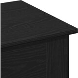  Stolić za kavu Crna Oslikana hrast 40x40x42 cm Konstruirano drvo | shoptok.hr