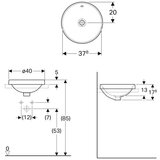 Geberit LAVABO VARIFORM UGRADNI KRUG fi400 GEBERIT 500.700.01.2 | ePonuda.com