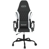  Gaming stol črno in belo umetno usnje | Shoptok.si