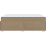  Konstrukcija postelje z vzmetnico Kapučino 120 x 200 cm blago, (5000126268) | Shoptok.si