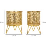 Mauro Ferretti Kovinska stojala za cvetlične lonce v kompletu 2 ks ø 16 cm (višina 20 cm) Piny – | Shoptok.si