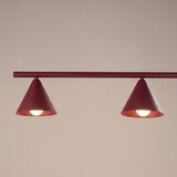 Sollux Bordo rdeča jeklena viseča svetilka Zylo – | Shoptok.si