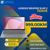 Lenovo IdeaPad Slim 3 15IAH8, i5-12450H, 16GB DDR, 512GB SSD | Eponuda.ba