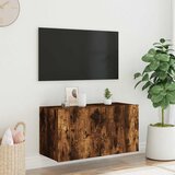  Zidni TV ormarić s LED svjetlima boja hrasta 80x35x41 cm | Eponuda.ba