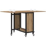  Sklopivi blagovaonski stol s kotačićima 130 x 80 x 76,5 cm | shoptok.hr