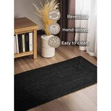 Hanse Home Črn obojestranski/ročno tkan tekač iz jute 80x200 cm Juno – | Shoptok.si