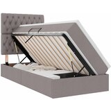 vidaXL postelja s shranjevanjem taupe 90 x 200 cm umjetno usnje, (5000099782) | Shoptok.si