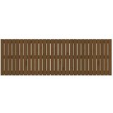  Uzglavlje za krevet boja meda 185x3x60 cm masivna borovina | shoptok.hr