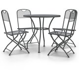  5-dijelni vrtni blagovaonski set ekspandirani metal antracit | Eponuda.com