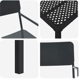  Set vanjskog namještaja 7 kom. Antracit Čelik | shoptok.hr