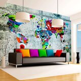  Tapeta - Map - Graffiti 250x175 Cijene