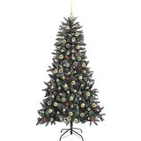 vidaXL Umestno božično drevo med 300 LED Zelena 99 x 99 x 180 cm | Shoptok.si