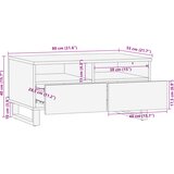  Stolić za kavu 80x55x40 cm od masivnog drva manga | shoptok.hr