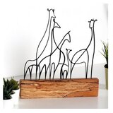 WALLXPERT Dekorativna figura M-033, 30x35x3,5 cm, Crna | Eponuda.ba