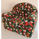 Novogodišnja dečija foteljica na razvlačenje - Crna  Novogodišnja dečija foteljica na razvlačenje - Crna Slike