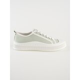 Shelvt Light green women's platform sneakers | shoptok.hr