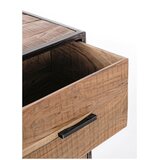 BIZZOTTO Komoda iz masivne akacije v naravni barvi 90x90x40 cm Elmer – | Shoptok.si