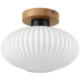  Plafonsko svetlo HARMA WOOD 1xE27/15W/230V hrast/bela prečnik 25 cm | Eponuda.com
