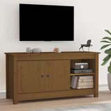 TV omarica medeno rjava 103x36,5x52 cm trdna borovina, (20730860) Cene