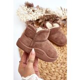 Boto Children's insulated snow boots with fur lining in brown Benigna | ePonuda.com