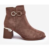 Boto Stylish Women's Suede Boots Brown Nola | ePonuda.com