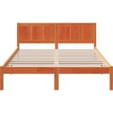  Vosak smeđi okvir za krevet Vosak smeđi Masivna borovina | shoptok.hr