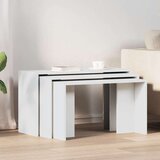 vidaXL Komplet mizic 3-delni bel inženirski les | Shoptok.si