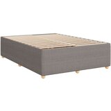 vidaXL Box spring postelja z vzmetnico taupe 160x200 cm blago, (21308592) | Shoptok.si