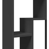 vidaXL Regal za knjige crni 63x20x90 cm od konstruiranog drva | shoptok.hr