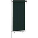  Vanjska roleta za zamračivanje 60 x 140 cm tamnozelena HDPE | Shoptok.si