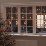 vidaXL vilinska svjetla u obliku zvijezda i mjeseca 138 led bijela | shoptok.hr