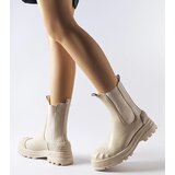 Gemre Beige insulated chunky boots Albanese | Shoptok.si