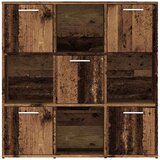vidaXL Polica za knjige Staro drvo 90x28x90 cm Konstruirano drvo | shoptok.hr