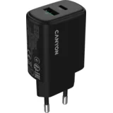 Punjač 200, 20 W, USB-C + USB-A, Crni