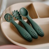 Petite&Mars Silikonske žlice za trening od 3 kom 6 m+ Take&Match, Sweet Pea | Shoptok.si
