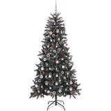 vidaXL Umestno božično drevo med 300 LED Zelena 114 x 114 x 210 cm | Shoptok.si