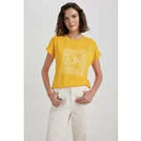 DEFACTO Traditional Crew Neck Short Sleeve T-Shirt