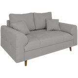 Ropez Svijetlo siva sofa od samta 150 cm Ariella – Cijene