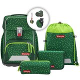 Step by Step Šolska torba BASIS, Green Graphics – 4-delni komplet | Shoptok.si