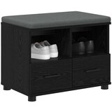  Haldna klop z blazino s predalom Črna Orehovina 60 x 38 x 46 cm, (5000155713) | Shoptok.si