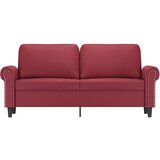  Dvosjed od tkanine crvena boja vina 140 cm umjetne kože | Eponuda.com