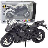 Metalni motor za igru sa zvučnim i svjetlosnim efektima R1 1:12 - crno/sivi | shoptok.hr